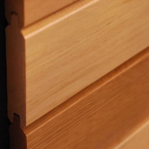 Fassadenverkleidung aus Lamellen - WESTERN VERTICAL GRAIN TONGUE  - Silva Timber Products  - Zedernholz / gerillt