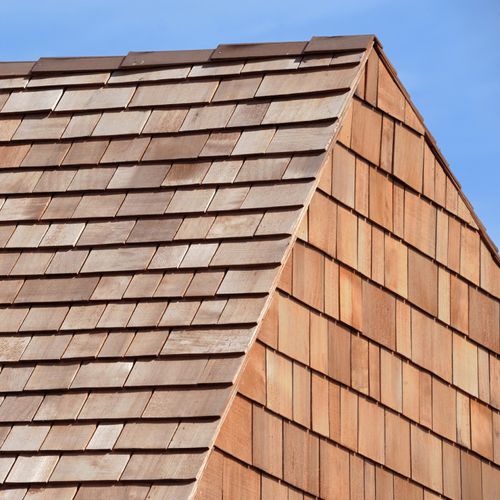 Holzschindel - CERTIGRADE BLUE LABEL - Silva Timber Products  - für Dach