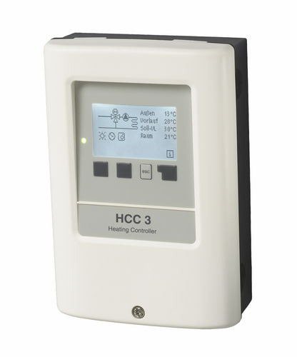 Wandmontierter Heizungsregler - HCC 3 - SOREL GmbH Mikroelektronik 
