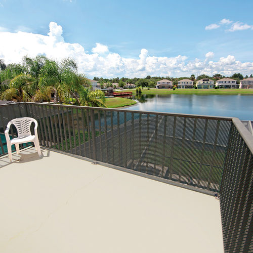 Metall-Geflecht / hochdichtes Polyethylen - QUADRA 10 - Tenax UK Ltd  - für Umzäunungen / für Balkon / mit Quadratmaschen