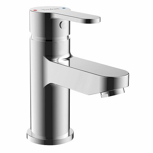 Einhebelmischer für Waschtisch - SF5357CP - Twyford Bathrooms  - Aufsatz / Edelstahl / für den Innenraum