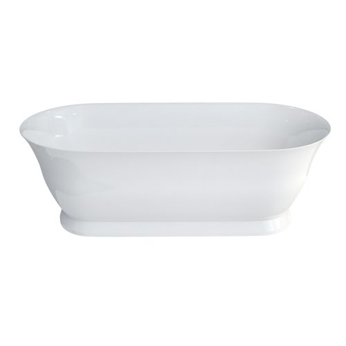Ovale Badewanne - FLORENZA - Clearwater Baths - freistehend / Verbundwerkstoff / weiß