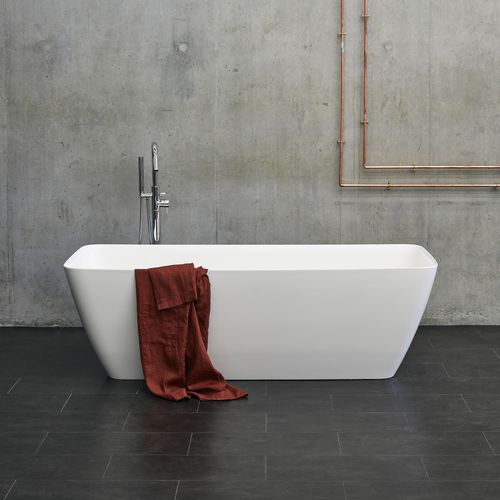 Freistehende Badewanne - VICENZA GRANDE - Clearwater Baths - Verbundwerkstoff / weiß
