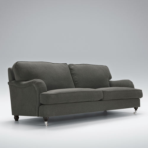 Klassisches Sofa - HOWARD - SITS Sp. z o.o. - Stoff / Leder / braun