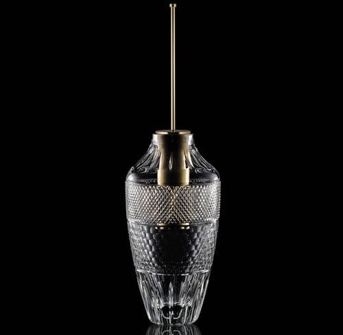 Chrom-Toilettenbürste - OPERA CRYSTAL - GLASS DESIGN Srl - Kristall / bodenstehend