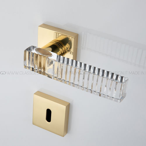 Türgriff - Kos Home - GLASS DESIGN Srl - Messing / Kristall / modern