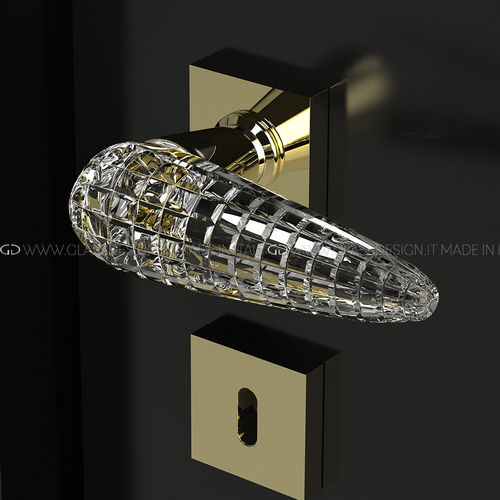Türgriff - Luxor Home - GLASS DESIGN Srl - Messing / Kristall / modern