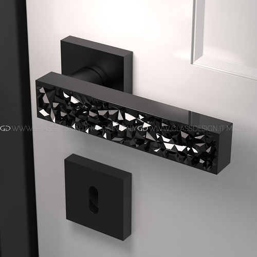 Türgriff - Kymi Ice Home - GLASS DESIGN Srl - Messing / Kristall / modern