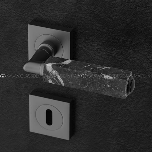 Türgriff - Cube - GLASS DESIGN Srl - Messing / Marmor / modern