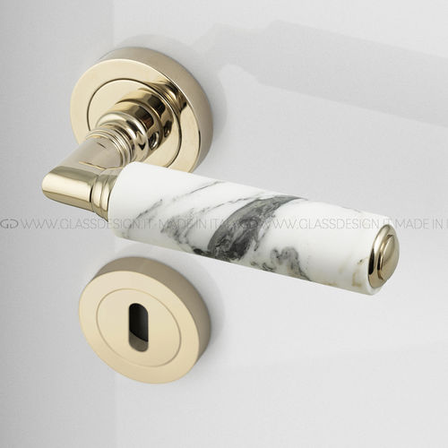 Türgriff - Kikka - GLASS DESIGN Srl - Messing / Marmor / modern