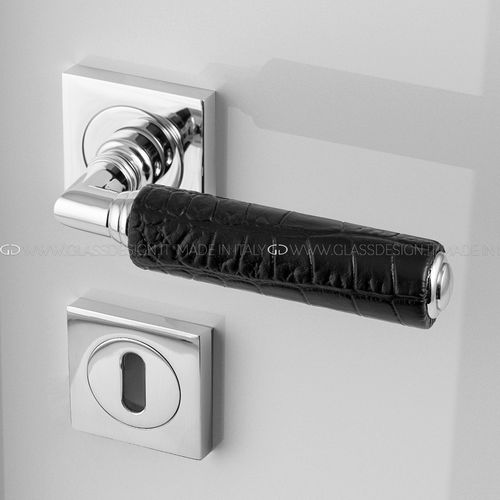 Türgriff - Kikka Home - GLASS DESIGN Srl - Messing / Leder / modern