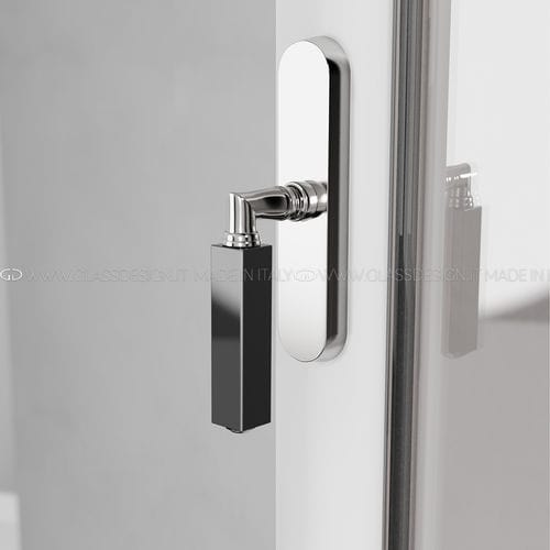 Fenstergriff - Cube - GLASS DESIGN Srl - Messing / Kristall / modern