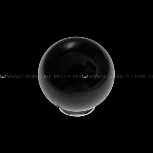 Moderner Möbelknopf - Sfera P907 - GLASS DESIGN Srl - Messing / Kristall