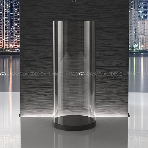 Bodenstehendes Waschbecken - Xtreme XL - GLASS DESIGN Srl - Glas / ohne Öffnung / ohne Notüberlauf