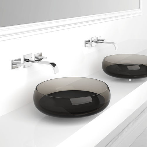 Aufsatzwaschbecken - Glo Ball Murano - GLASS DESIGN Srl - Muranoglas / Pert® / individuell gestaltbar