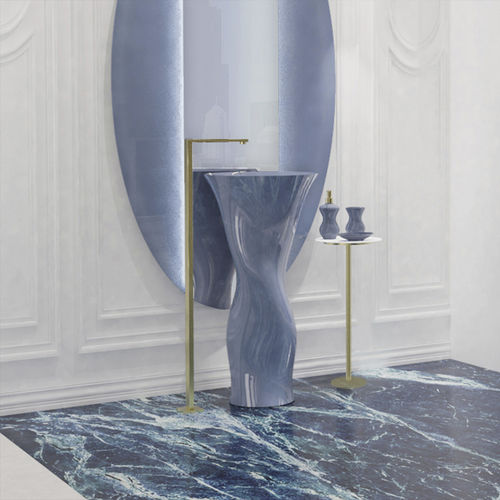 Bodenstehendes Waschbecken - Dame Haute Couture - GLASS DESIGN Srl - VetroFreddo® / Hochglanz / ohne Öffnung