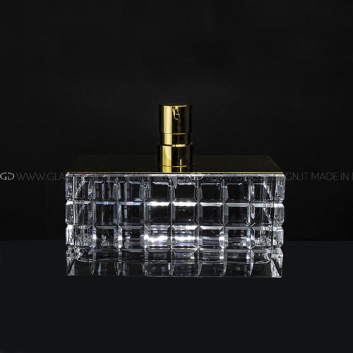 Seifenspender für Privatgebrauch - ICESSENCE LUXOR - GLASS DESIGN Srl - freistehend / Kristall / manuell