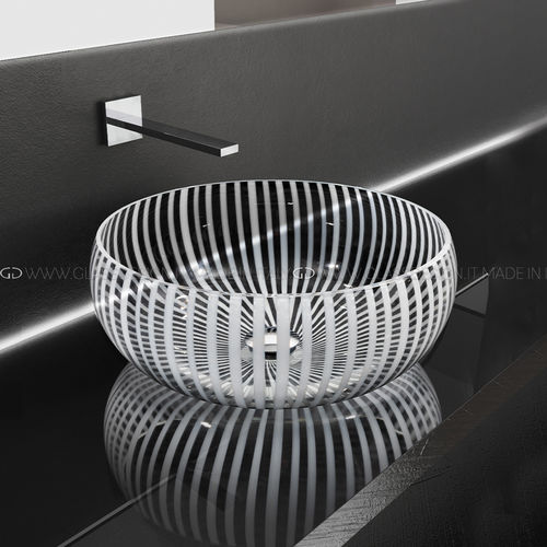 Aufsatzwaschbecken - Dea Murano - GLASS DESIGN Srl - Muranoglas / rund / ohne Öffnung