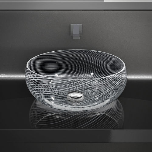 Aufsatzwaschbecken - Duca Murano - GLASS DESIGN Srl - Muranoglas / rund / ohne Öffnung