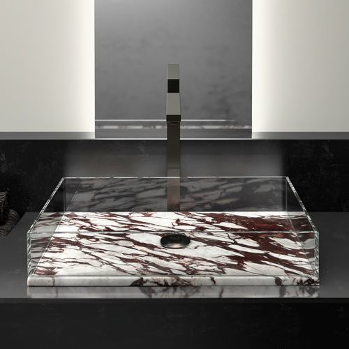 Aufsatzwaschbecken - Skyline L/XL - GLASS DESIGN Srl - Marmor / Glas / individuell gestaltbar