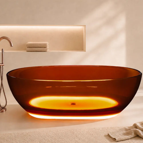 Badewanne mit Licht - GLASS DESIGN Srl