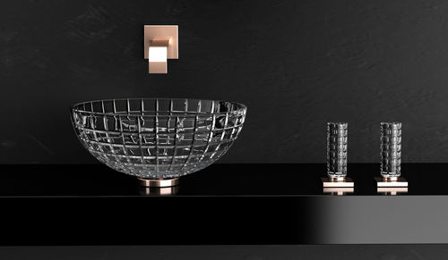 Zweigriffmischer für Waschtisch - GLAMOROUS LUXOR - GLASS DESIGN Srl - Aufsatz / Kristall / für Badezimmer
