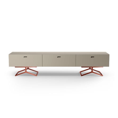 Modernes Fernsehmöbel - Satellite - Quodes - lowboard / maßgefertigt / Hi-Fi