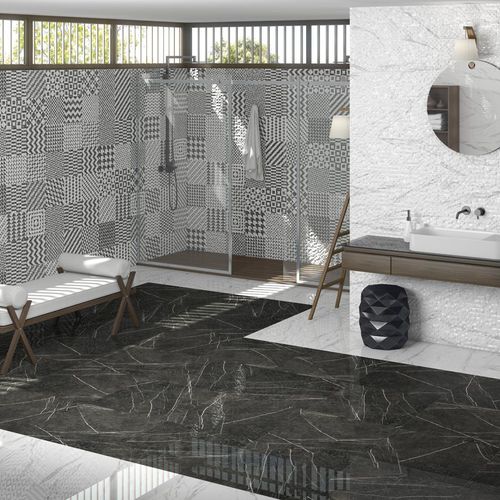 Feinsteinzeugfliesen - DEWAR  - ARCANA CERAMICA - Hochglanz / für den Innenraum / Wand