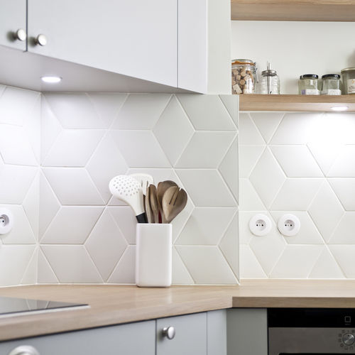 Keramikfliesen - LOSANGES - Normandy Ceramics - Carrelage Design - relief - Hochglanz / emailliert / satiniert