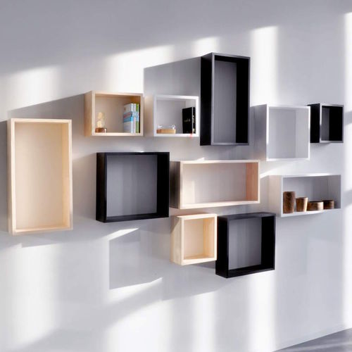 Wandmontiertes Regal - VISTA CUBE - XLBoom - modern / Holz