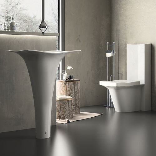 Bodenstehendes Waschbecken - LOTUS  - BIEN SERAMIK - Keramik / rechteckig / modern