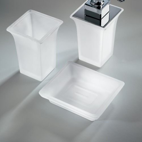 Glas-Seifenhalter - DOMINO - OML SRL
