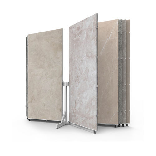 Metall-Fliesenständer - BR030B - BORA CELIK - doppelseitig / Platten / für Einzelhandel