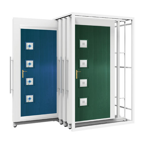 Präsentierregal für Tür - BR703A - BORA CELIK - Metall / einseitig / mit Schiebetür