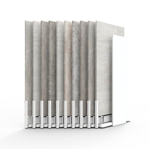Metall-Fliesenständer - BX098T - BORA CELIK - einseitig / mit Schiebetür / für Einzelhandel