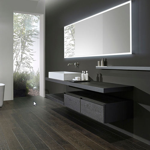 Wandhängender Waschtisch-Unterschrank - 06A-BO18 - CASA BATH - Holz / modern / mit Schubladen