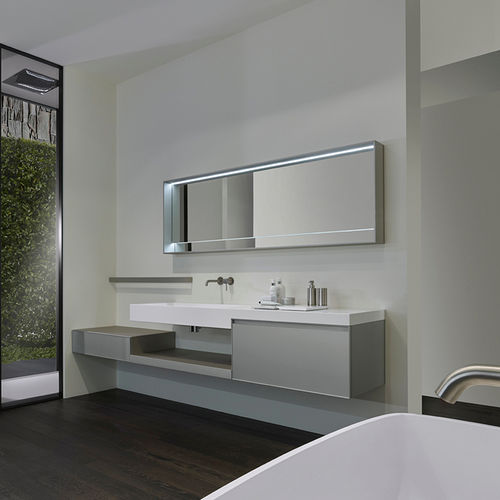Wandhängender Waschtisch-Unterschrank - 07A-BO18 - CASA BATH - Holz / modern / mit Schubladen