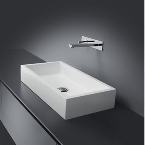 Aufsatzwaschbecken - 03 - CASA BATH - Keramik / rechteckig / modern
