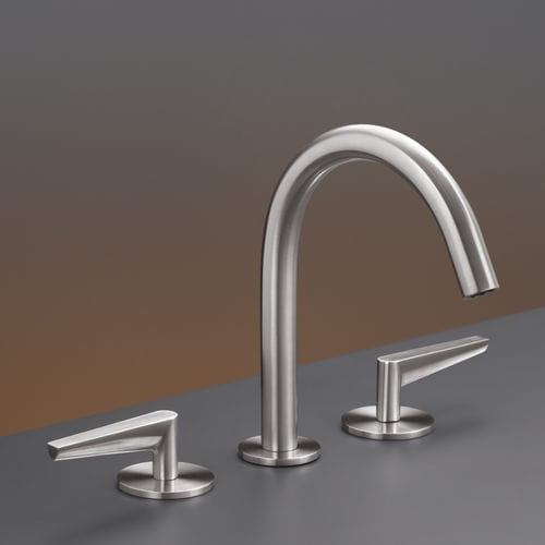 Zweigriffmischer für Waschtisch - FLG03 - CEADESIGN - Aufsatz / Kupfer / Edelstahl