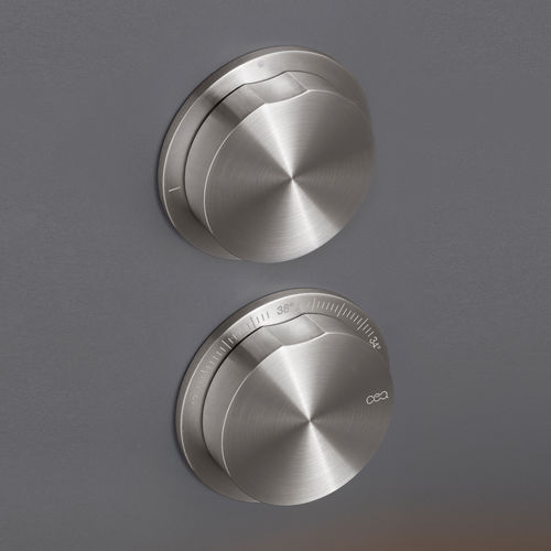 Zweigriffmischer für Dusche - GIO55  - CEADESIGN - Einbau / thermostatisch / Edelstahl