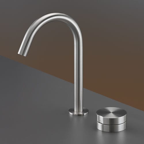 Einhebelmischer für Waschtisch - GIO69 - CEADESIGN - Aufsatz / Edelstahl / für Badezimmer