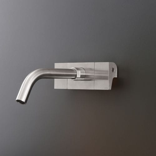 Zweigriffmischer für Waschtisch - NEU01 - CEADESIGN - wandmontiert / Edelstahl / für Badezimmer