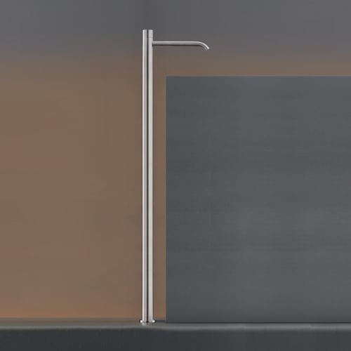 Einhebelmischer für Waschtisch - MIL020 - CEADESIGN - bodenstehend / Infrarot / Edelstahl