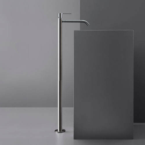 Einhebelmischer für Waschtisch - INV08 - CEADESIGN - bodenstehend / Edelstahl / für Badezimmer