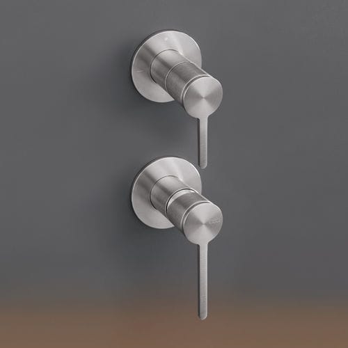Zweigriffmischer für Dusche - INV78 - CEADESIGN - wandmontiert / Edelstahl / für Badezimmer