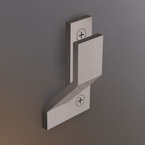 Moderner Garderobenhaken - ZIQ63 - CEADESIGN - Edelstahl / individuell / für Badezimmer