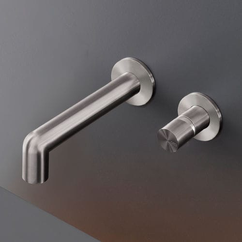 Einhebelmischer für Waschtisch - CAR09 - CEADESIGN - wandmontiert / Edelstahl / für Badezimmer