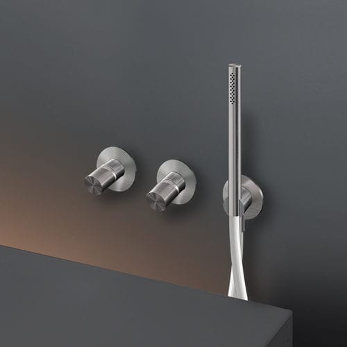 Zweigriffmischer für Dusche - CAR54 - CEADESIGN - für Badewanne / wandmontiert / Edelstahl