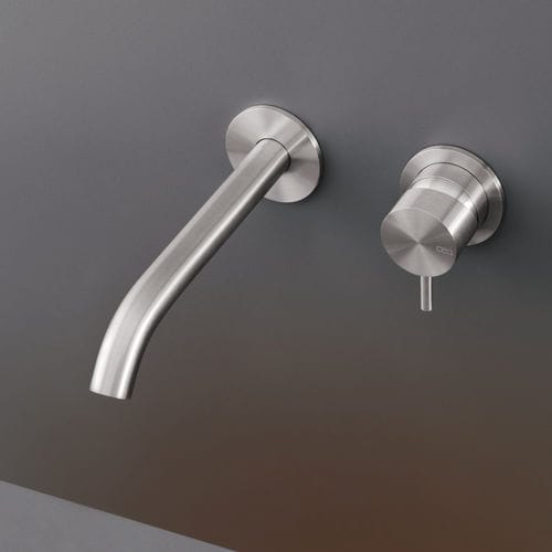 Einhebelmischer für Waschtisch - MIL35 - CEADESIGN - wandmontiert / Edelstahl / für Badezimmer