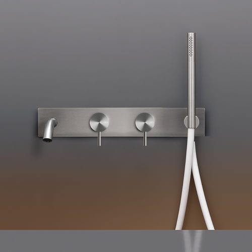 Einhebelmischer für Dusche - MIL86 - CEADESIGN - für Badewanne / wandmontiert / Edelstahl